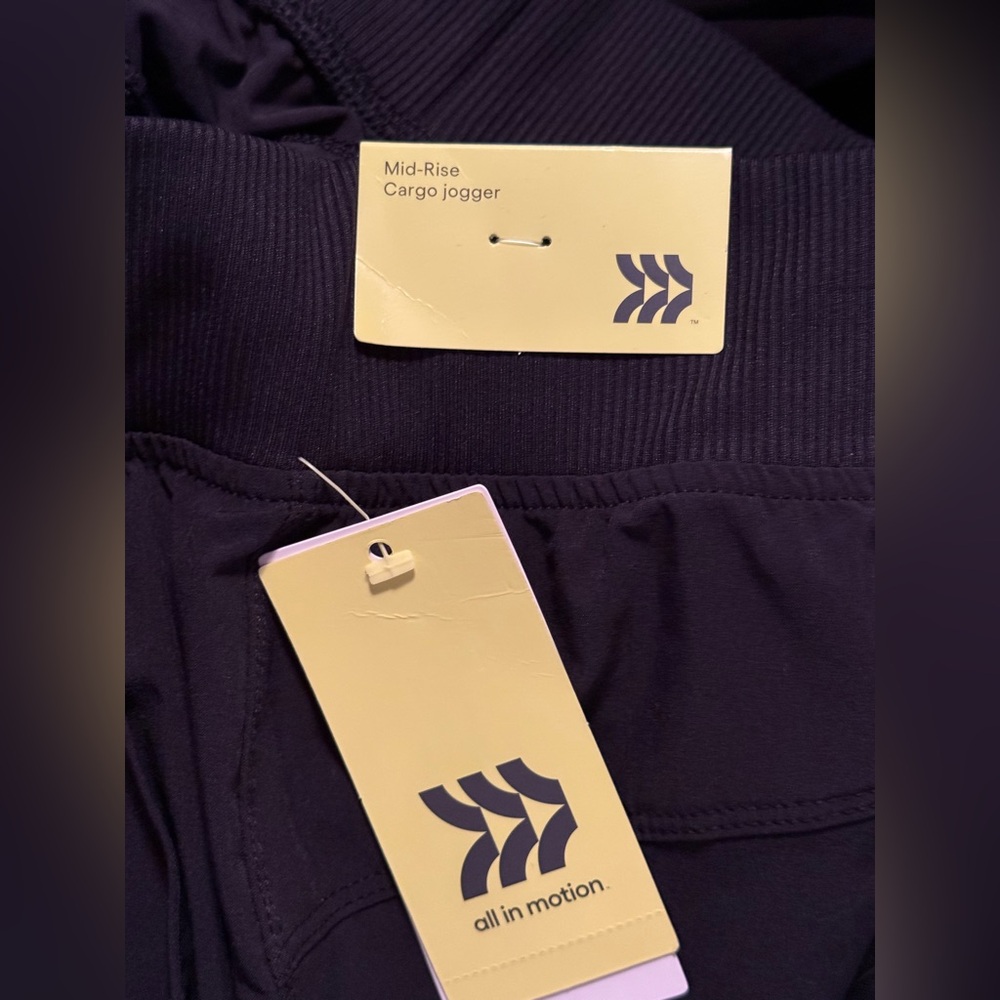 All in Motion Black Jogger Track Pants - Picture 8 of 9
